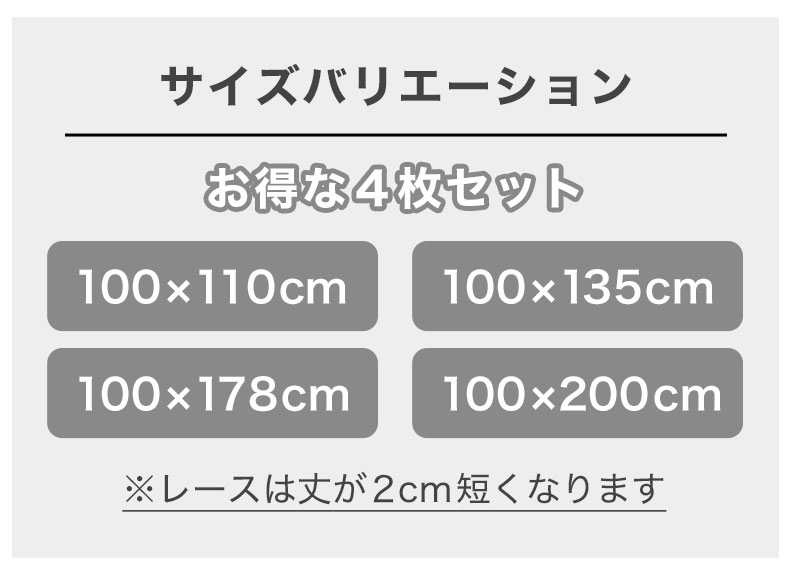 4枚組みカーテンスマート2の機能