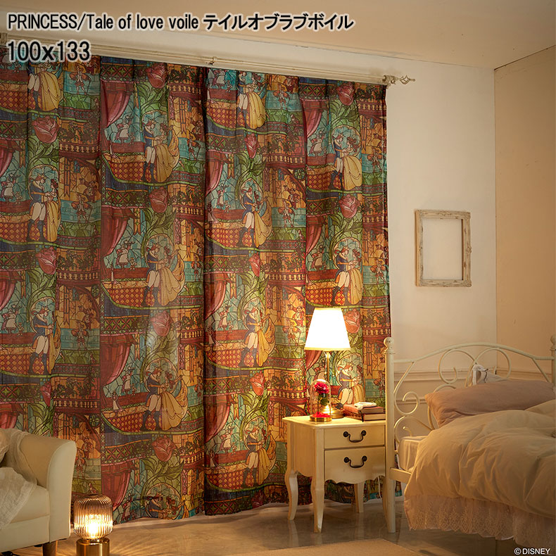 レースカーテン テイルオブラブボイル PRINCESS M1219