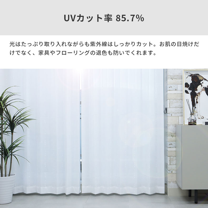 レースカーテン（薄地） AL1231TWP