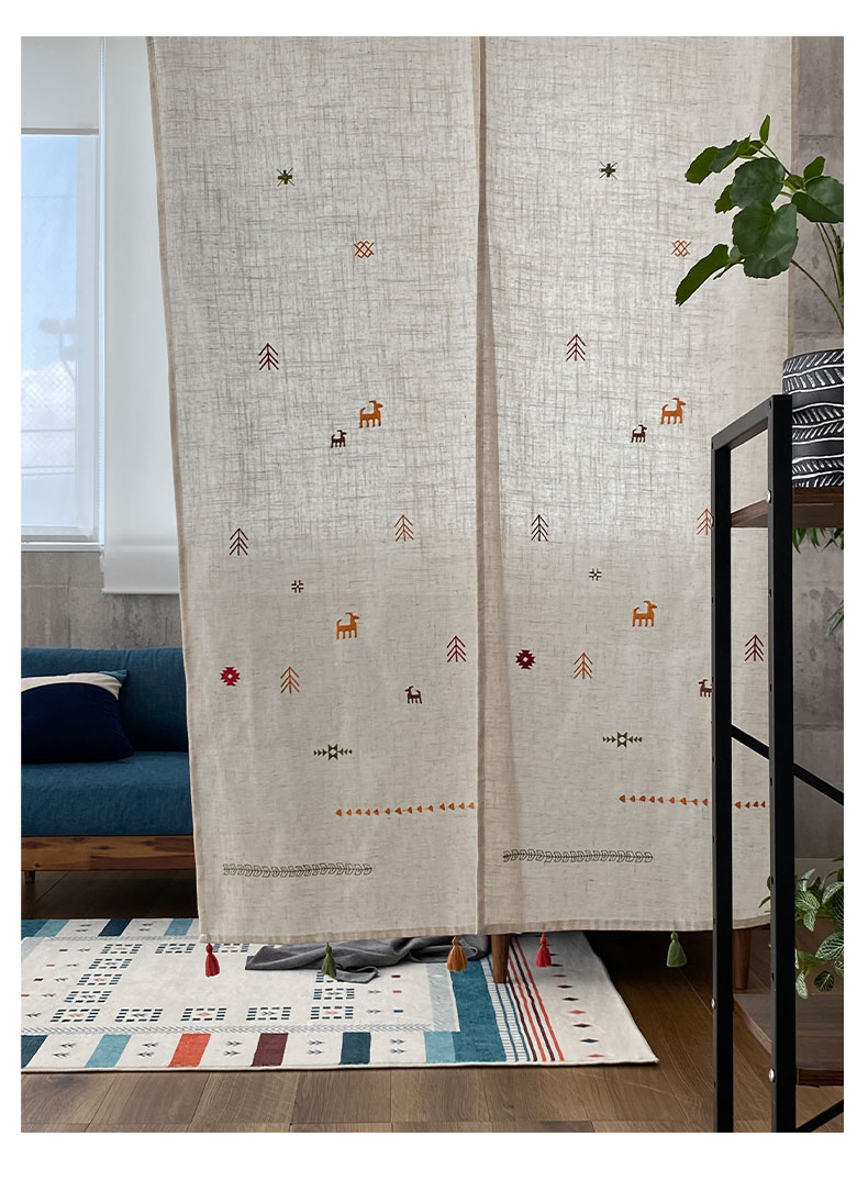 85ｘ150cm のれん カシュガイの使用例
