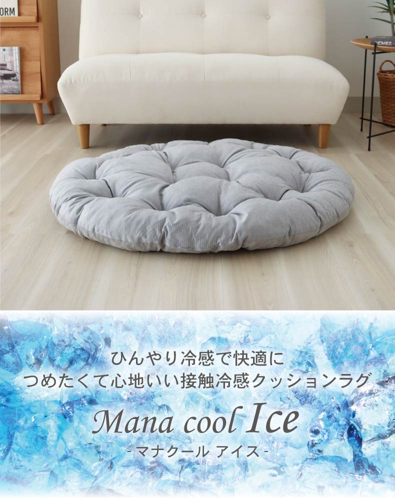 クッションラグ マナクールアイス