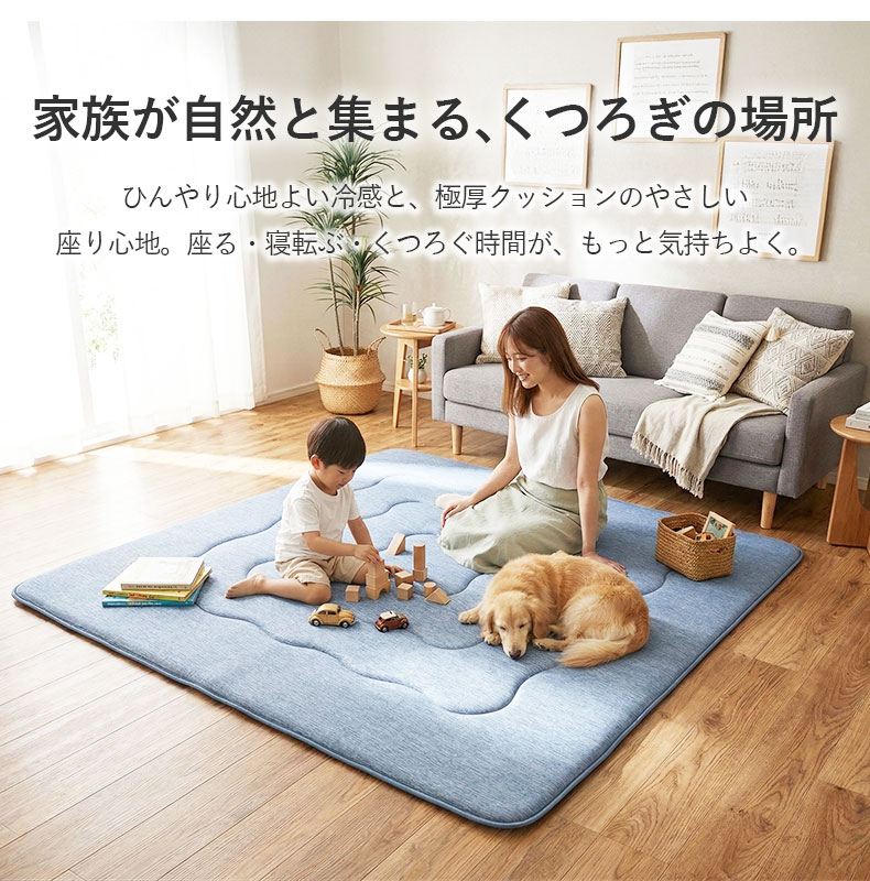 持続冷感ラグ マナクールアイススーパーの機能