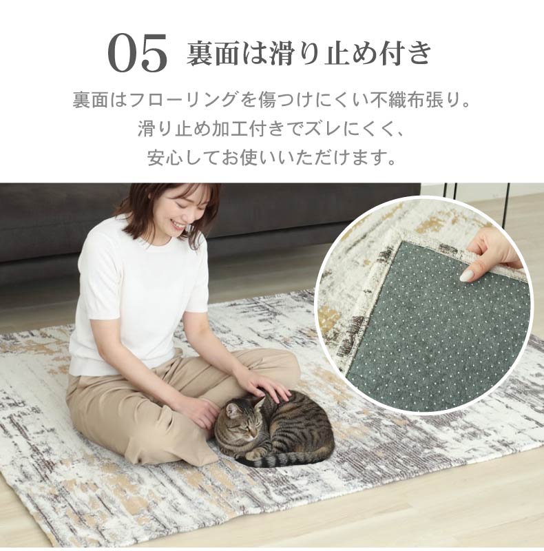 シェニールラグ アクシスの機能