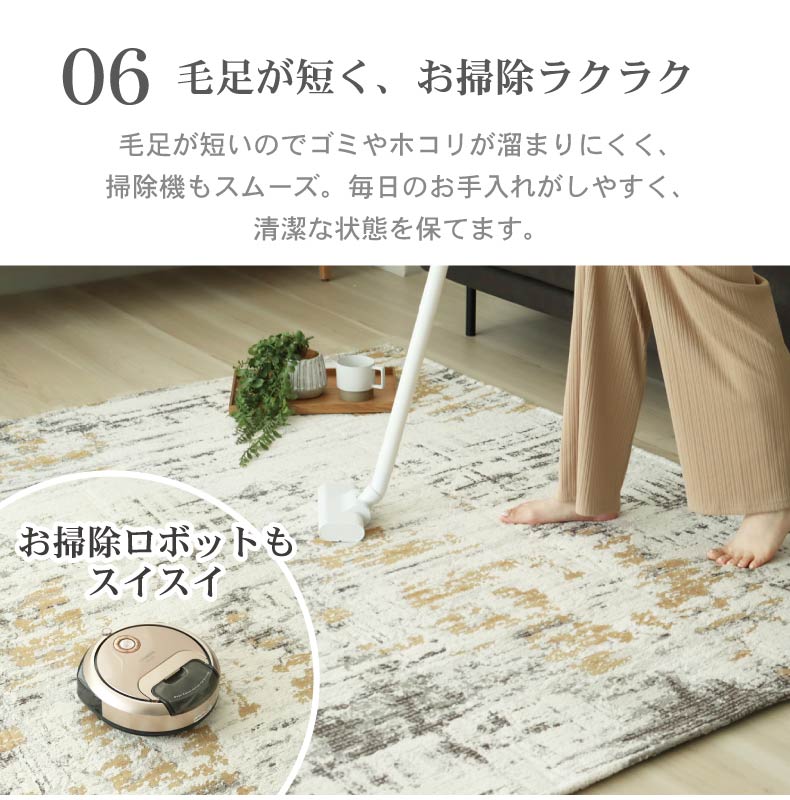 シェニールラグ アクシスの機能
