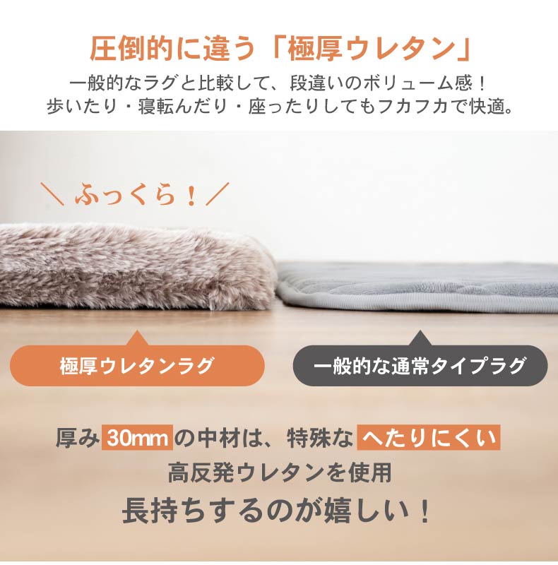 ラグパッド専用カバー メランジファーの機能