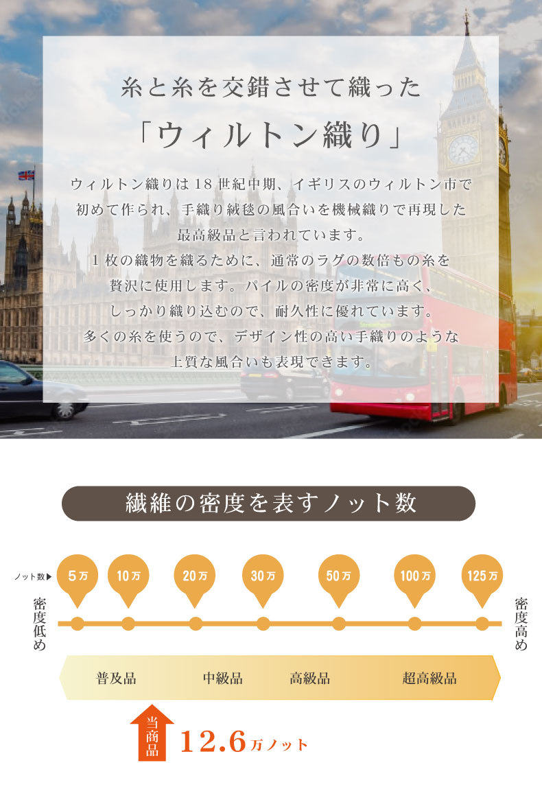 ウィルトンラグ トロイの機能