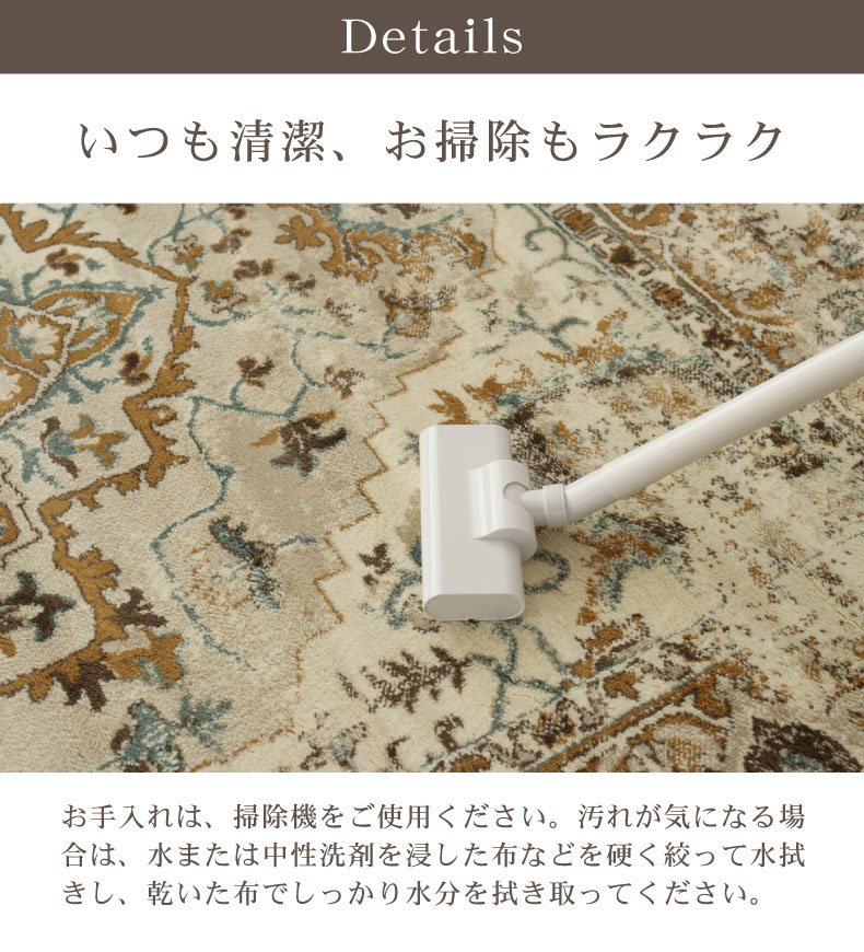 ウィルトンラグ トロイの機能