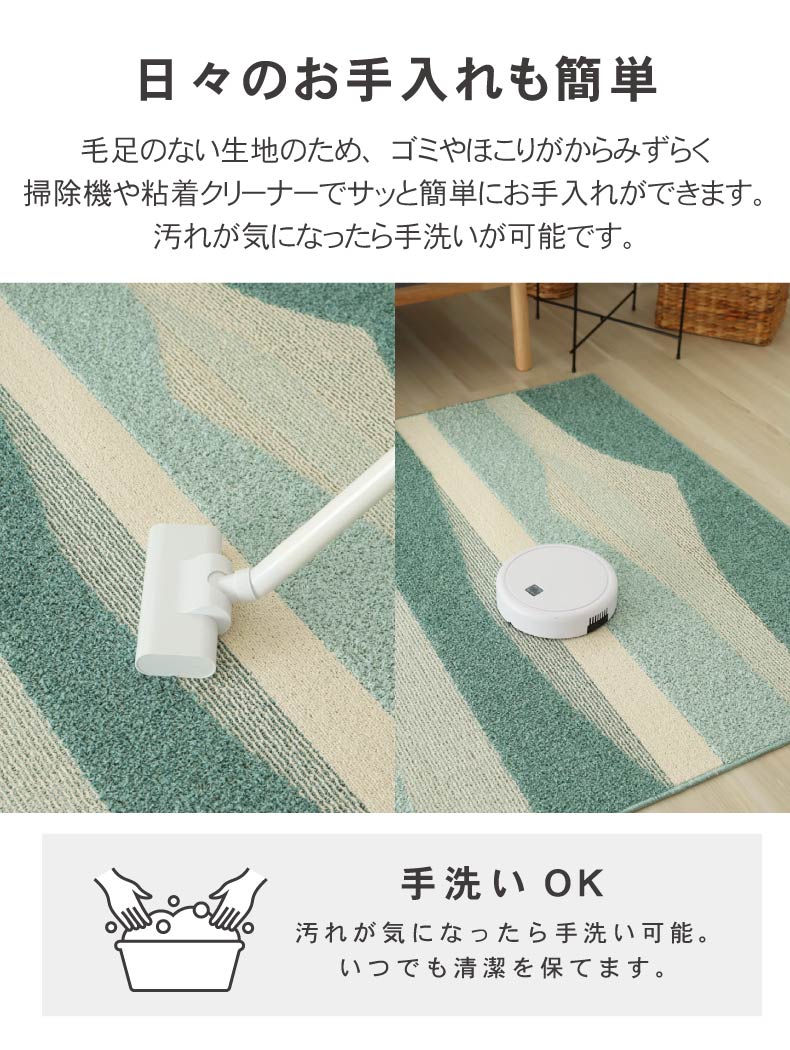 冷感タフトラグ ミントの機能