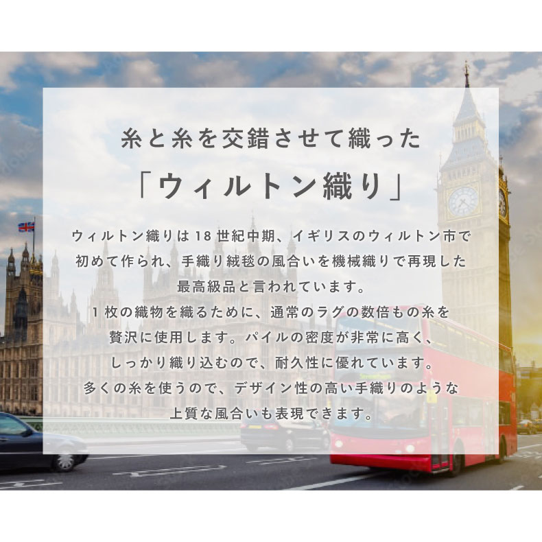 ウィルトンラグ シャリラの機能