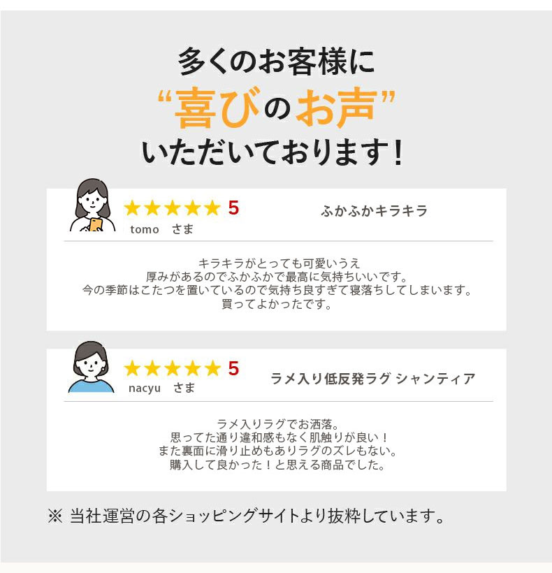 低反発ラグ シャンティアの機能