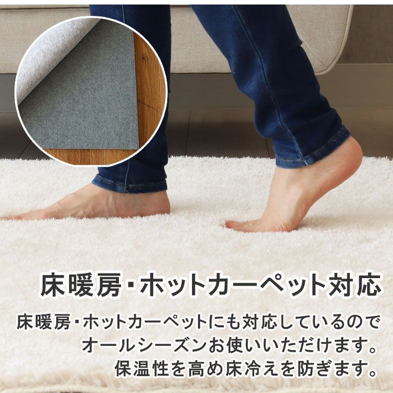 アンダーラグ 低反発 高反発 厚みが選べるラグパッド プラスワンの機能