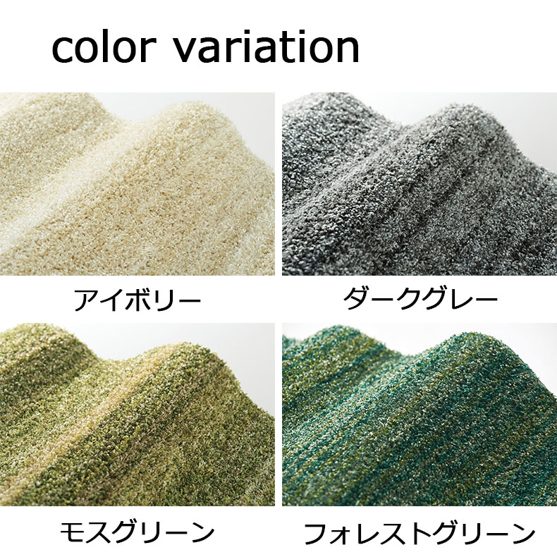 高機能ラグ　リュストルのカラー