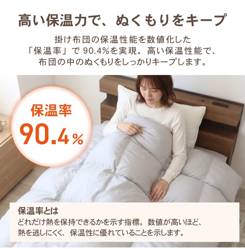 掛け布団 エアログラフェンの機能