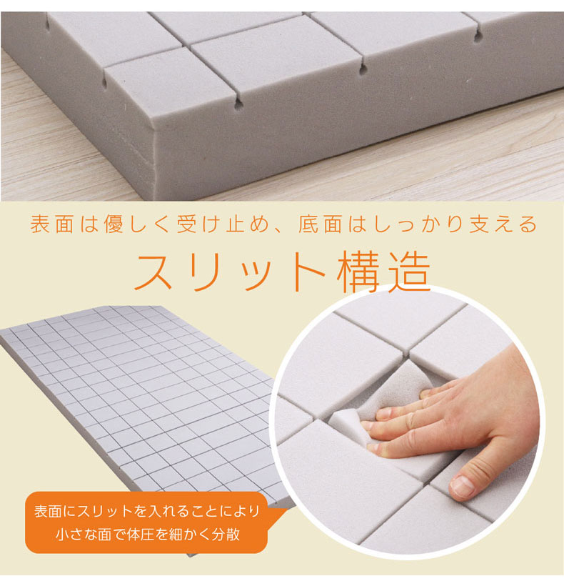 【通販限定】西川高反発マットレスの機能