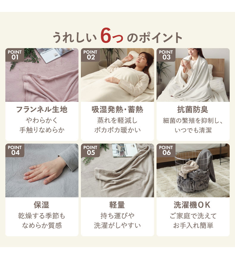 ニューマイヤー軽量毛布 マナヒートの機能