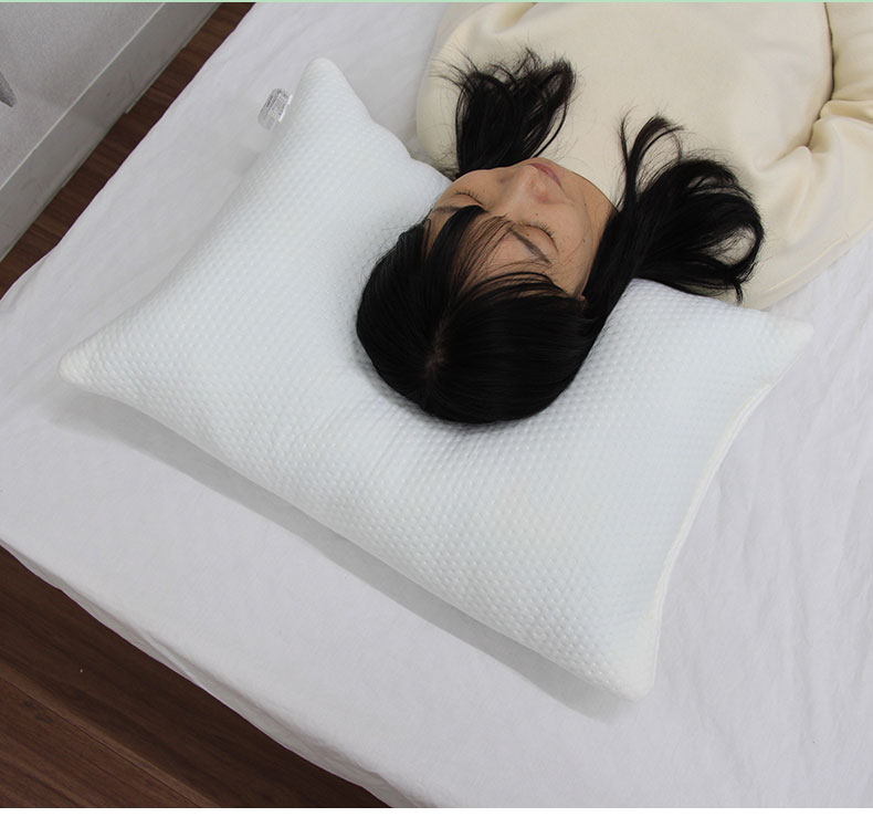 43x63 低反発チップ枕 低め ソフトクラム2の使用例