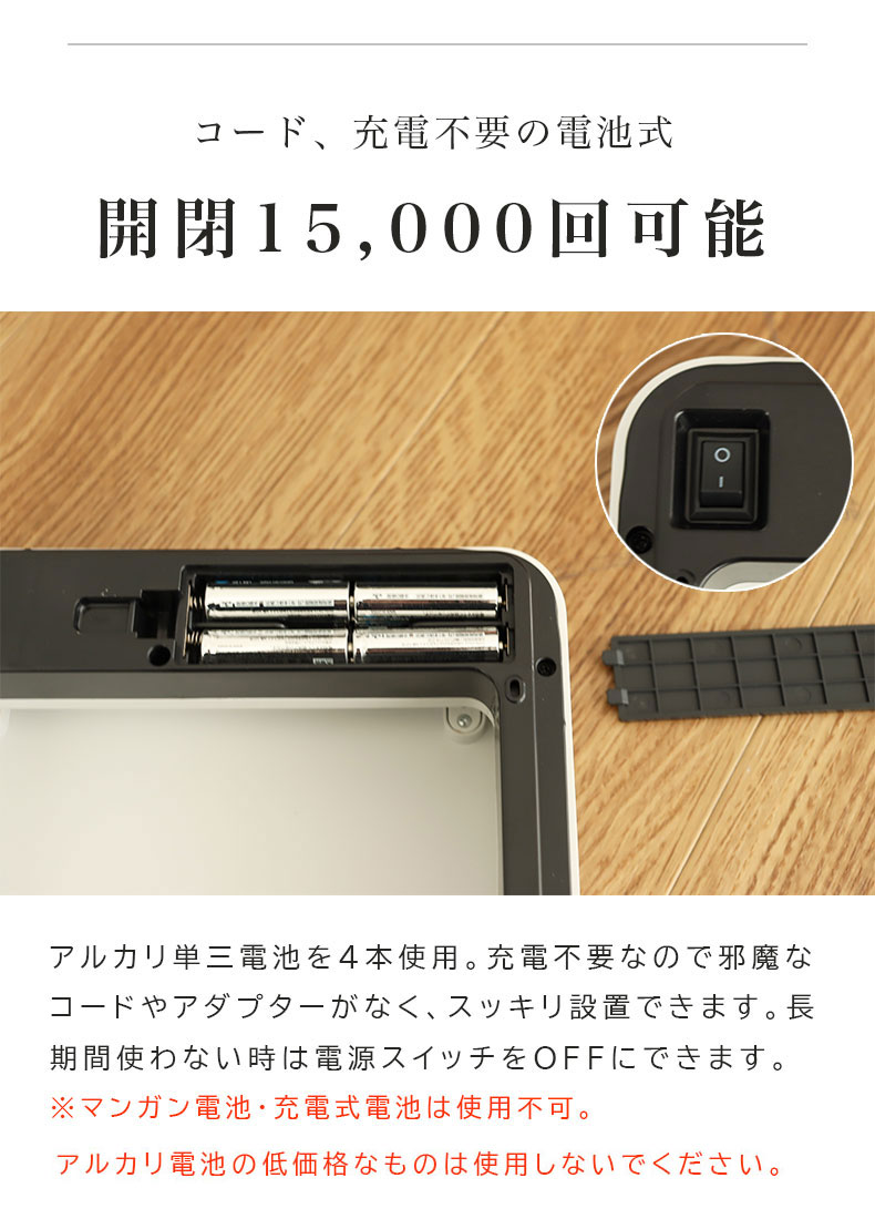 50Ｌ センサー付きダストボックス ビーユーの機能