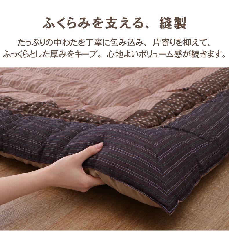 こたつ厚掛け布団 ゆかりの機能
