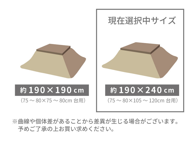 こたつ薄掛布団 ラビットローズのサイズ1