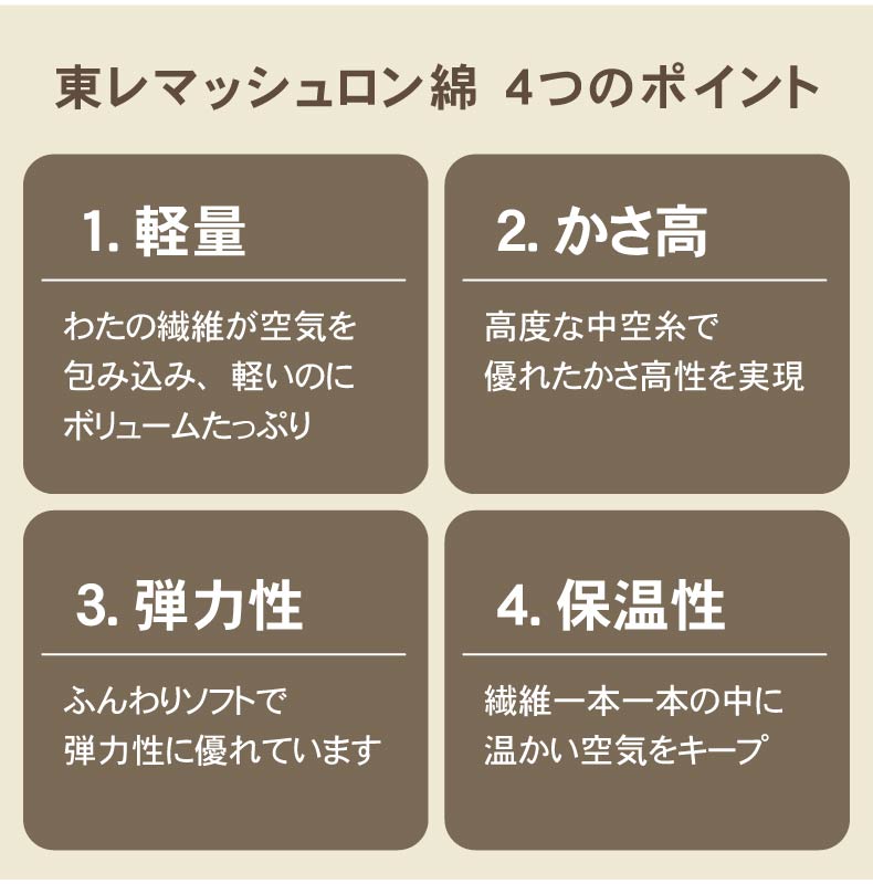 こたつ厚掛け布団 ブランの機能