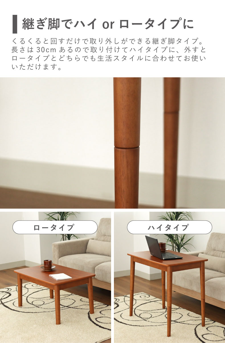 幅75cm こたつ ルートの機能