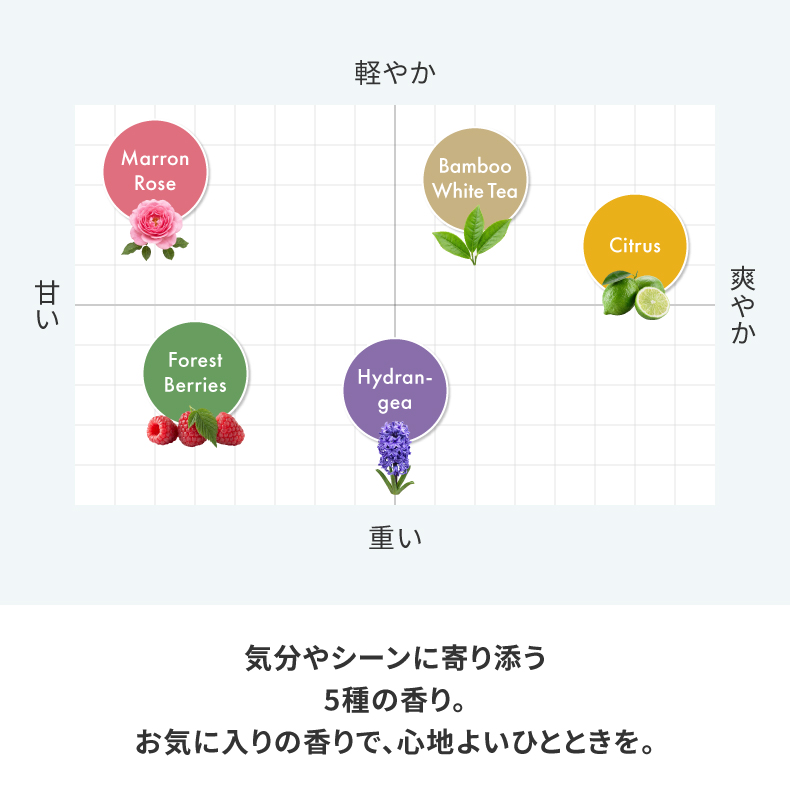 リードディフューザー デコール 2個セットの機能