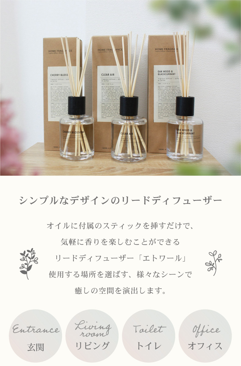 リードディフューザー 2個セット エトワール