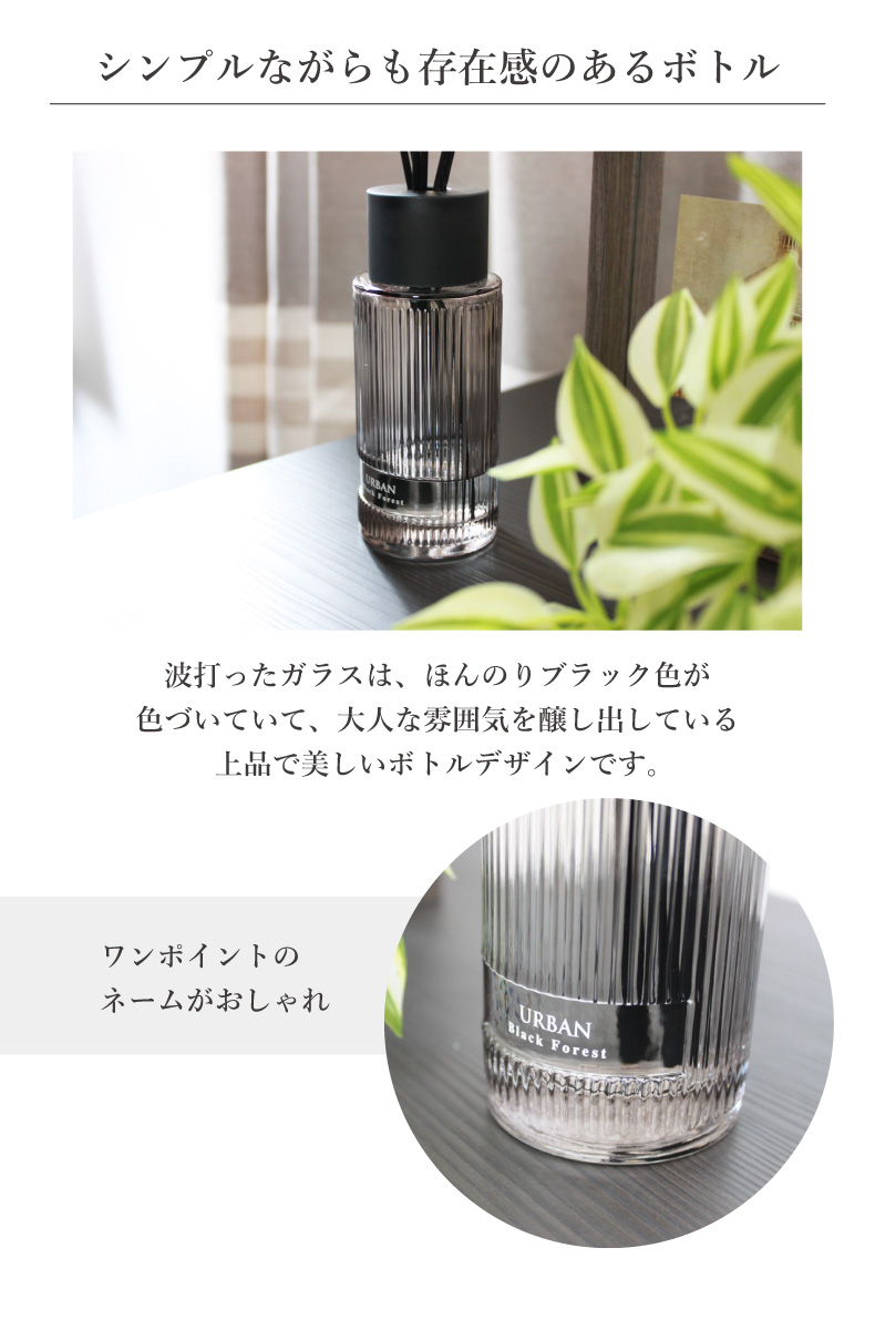 190ml リードディフューザー アーバンの機能