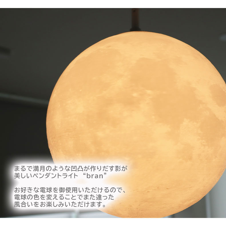 1灯ペンダントライト ブランの機能
