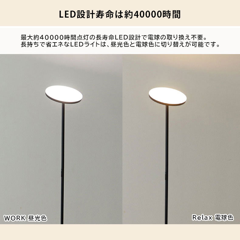 1灯 LED フロアライト アインの機能