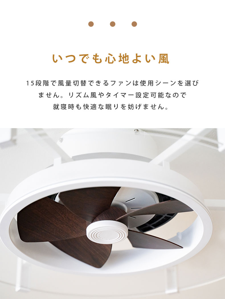 シーリングファン パネライトサーキュレーター 10畳用 JE-CF030の機能