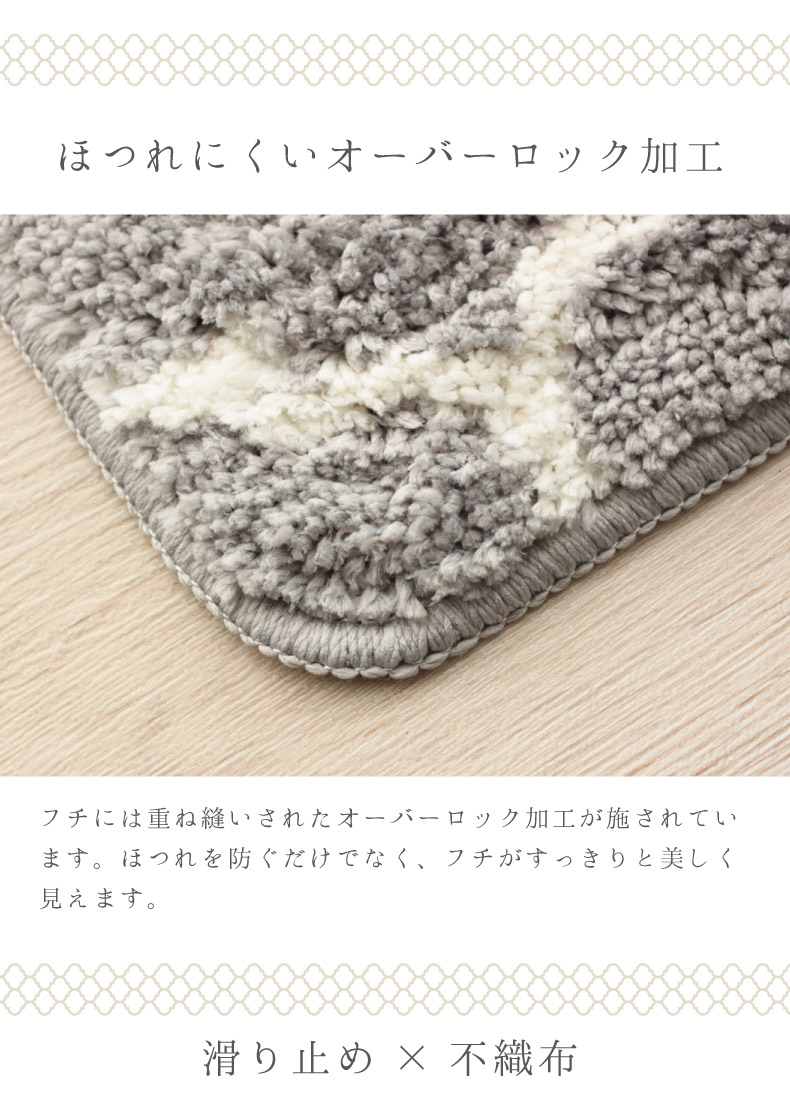 45ｘ65 バスマット モロッカンの機能