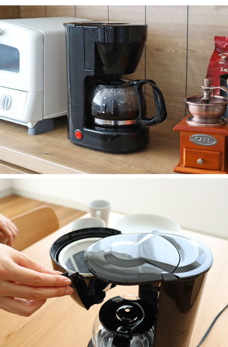 ドリップ式コーヒーメーカー シークの機能