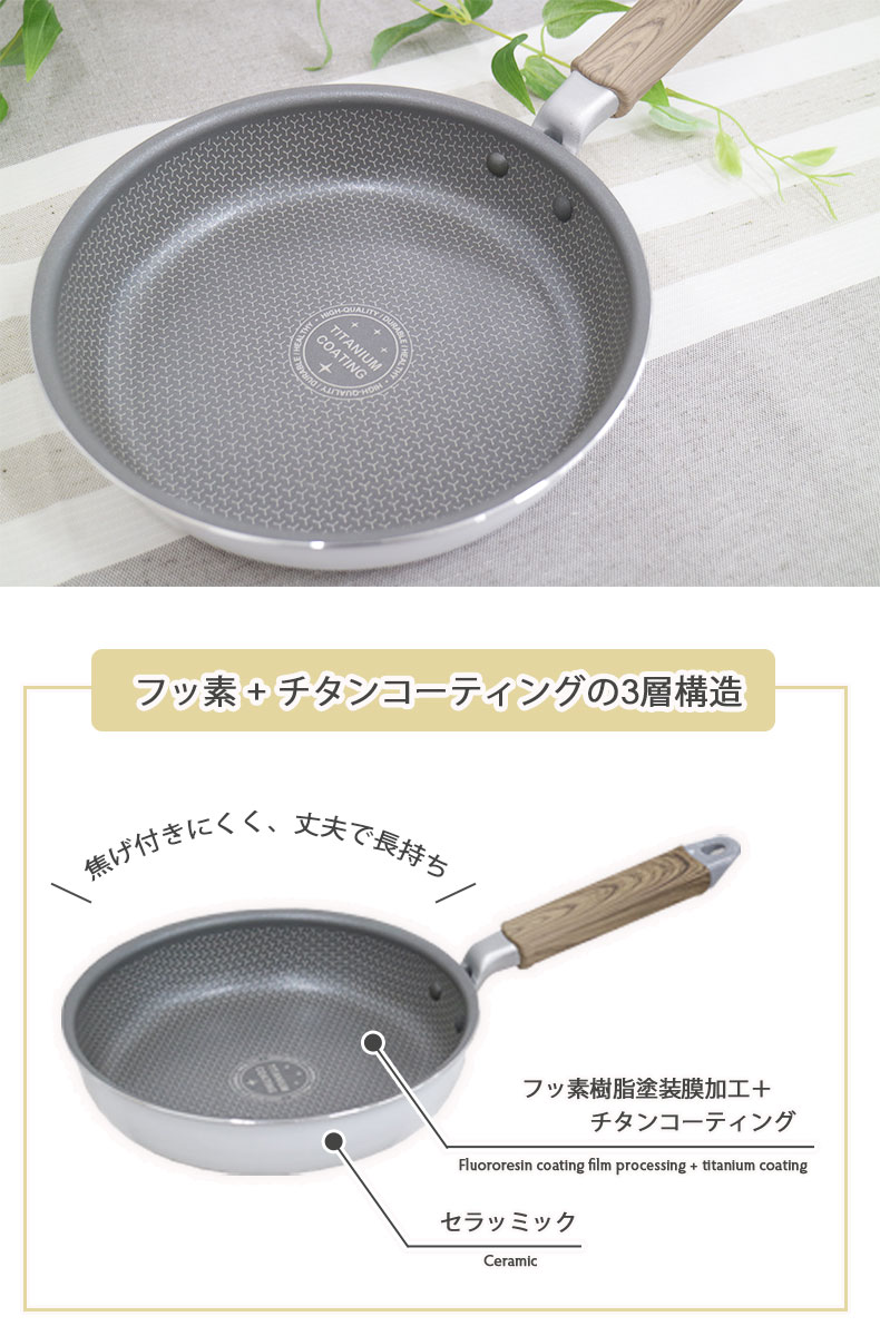28cm炒め鍋 ポワレの素材