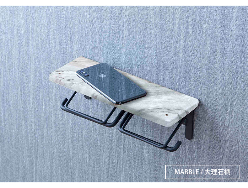 大理石柄トイレットペーパーホルダー ダブルタイプ SIN-21の機能