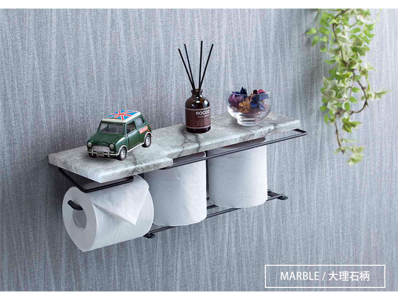 大理石柄トイレットペーパーホルダー ストックタイプ SIN-31の機能