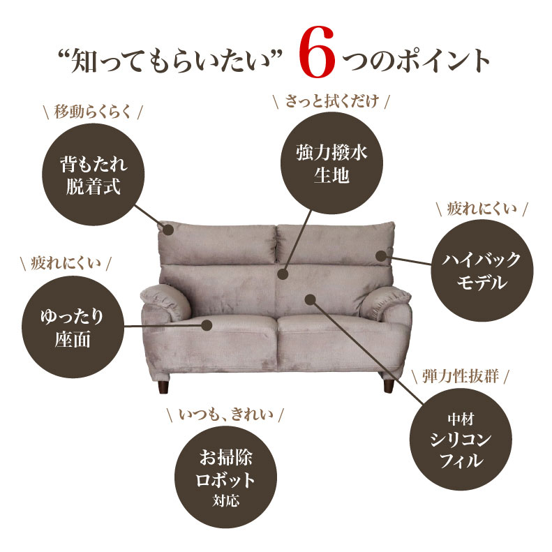 ソファ エッジの機能