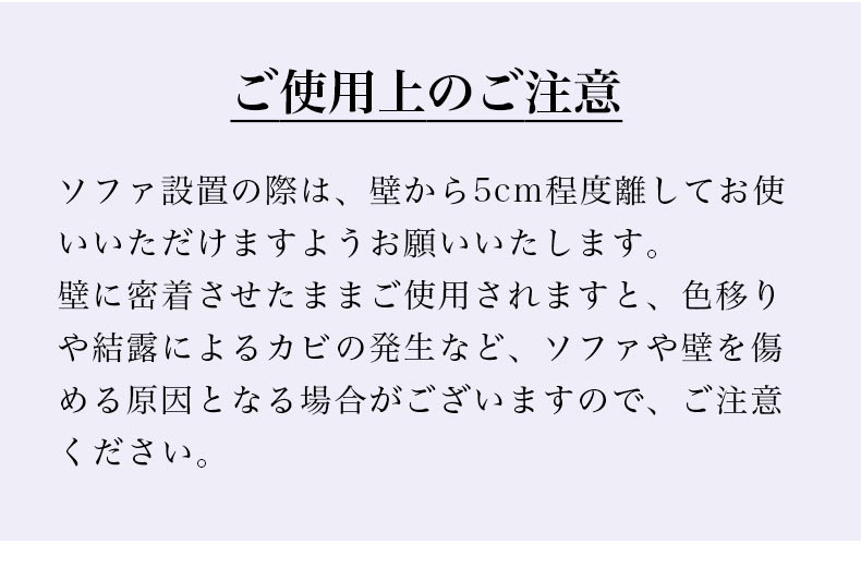 ２人掛け ソファ ジャンヌ3の機能