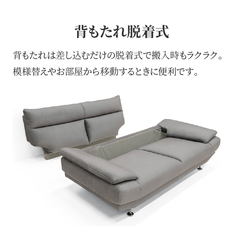 3人掛けソファ デールの機能