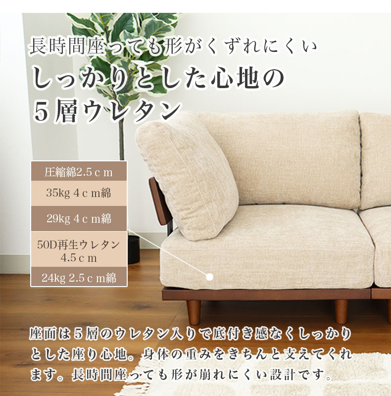 2人掛けソファ バリ2の機能
