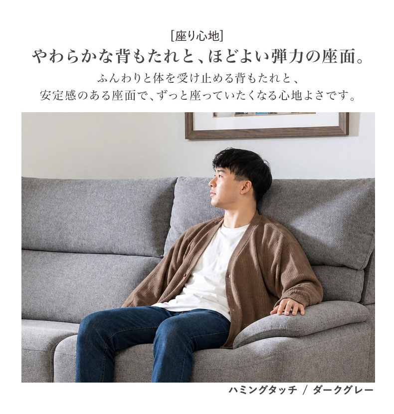 2人掛けソファ グラフの機能