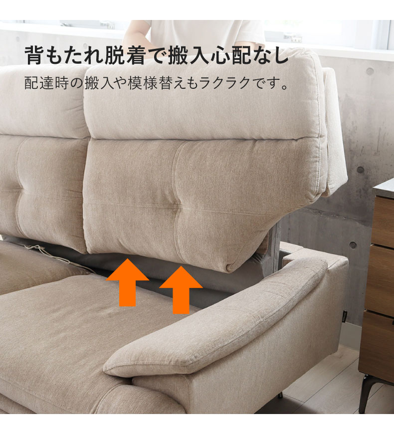 カウチソファ エトナの機能