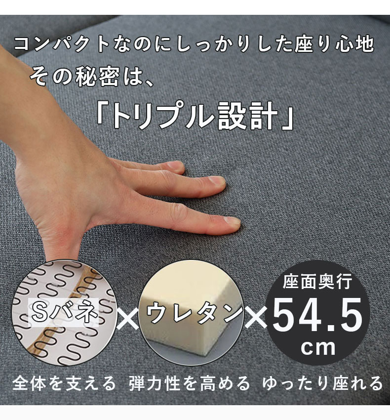 カウチソファ　リリィの機能