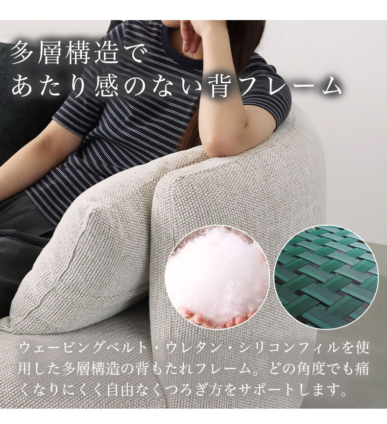カウチソファ シエルの機能