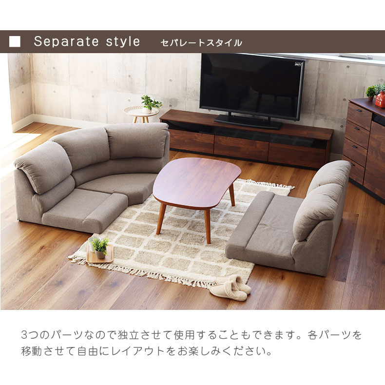 1人用 ソファ フラットの機能