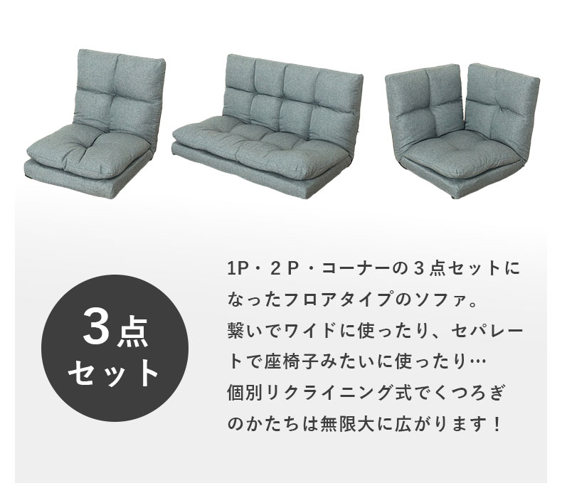 コーナーソファ シュシュ2の機能