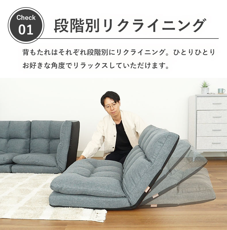 コーナーソファ シュシュ2の機能