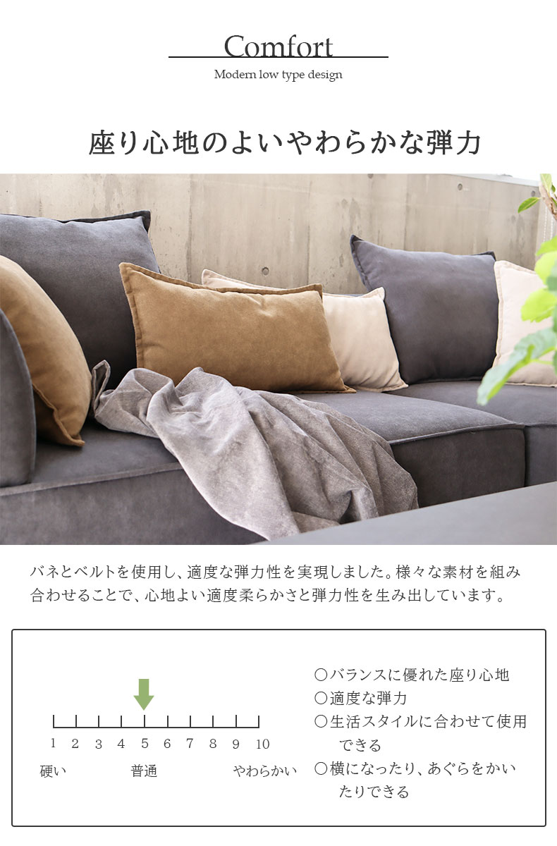 カウチソファ マレーの機能