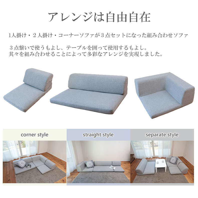 コーナーソファ RHA1 アランの機能