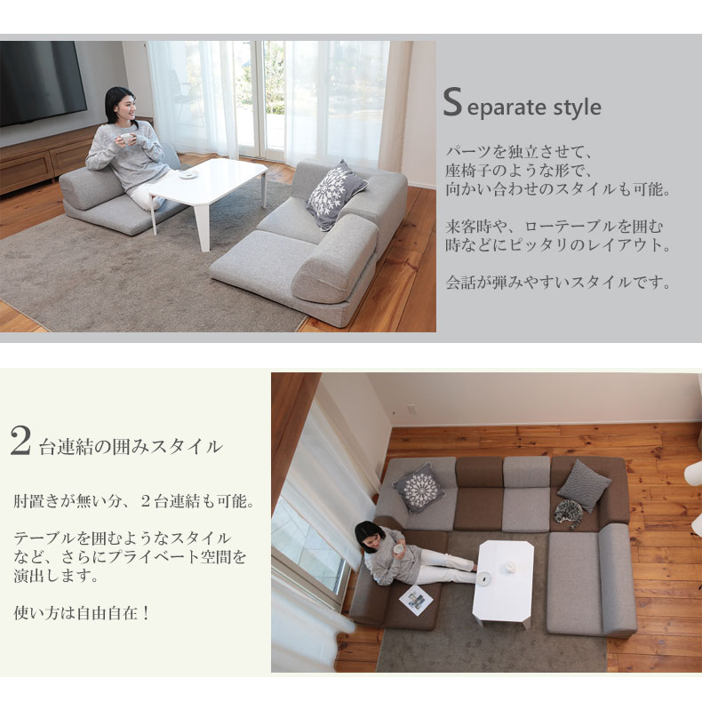 コーナーソファ RHA1 アランの機能